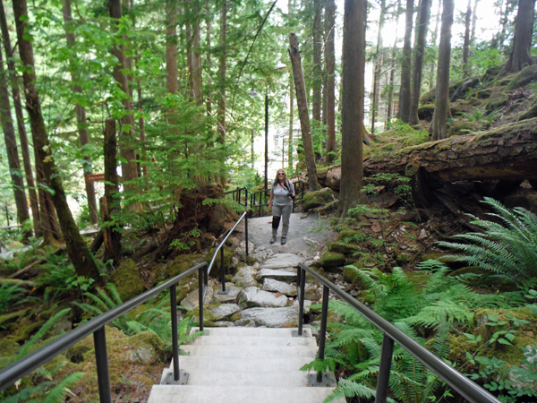 Karen Duquette at Ladder Creek Falls